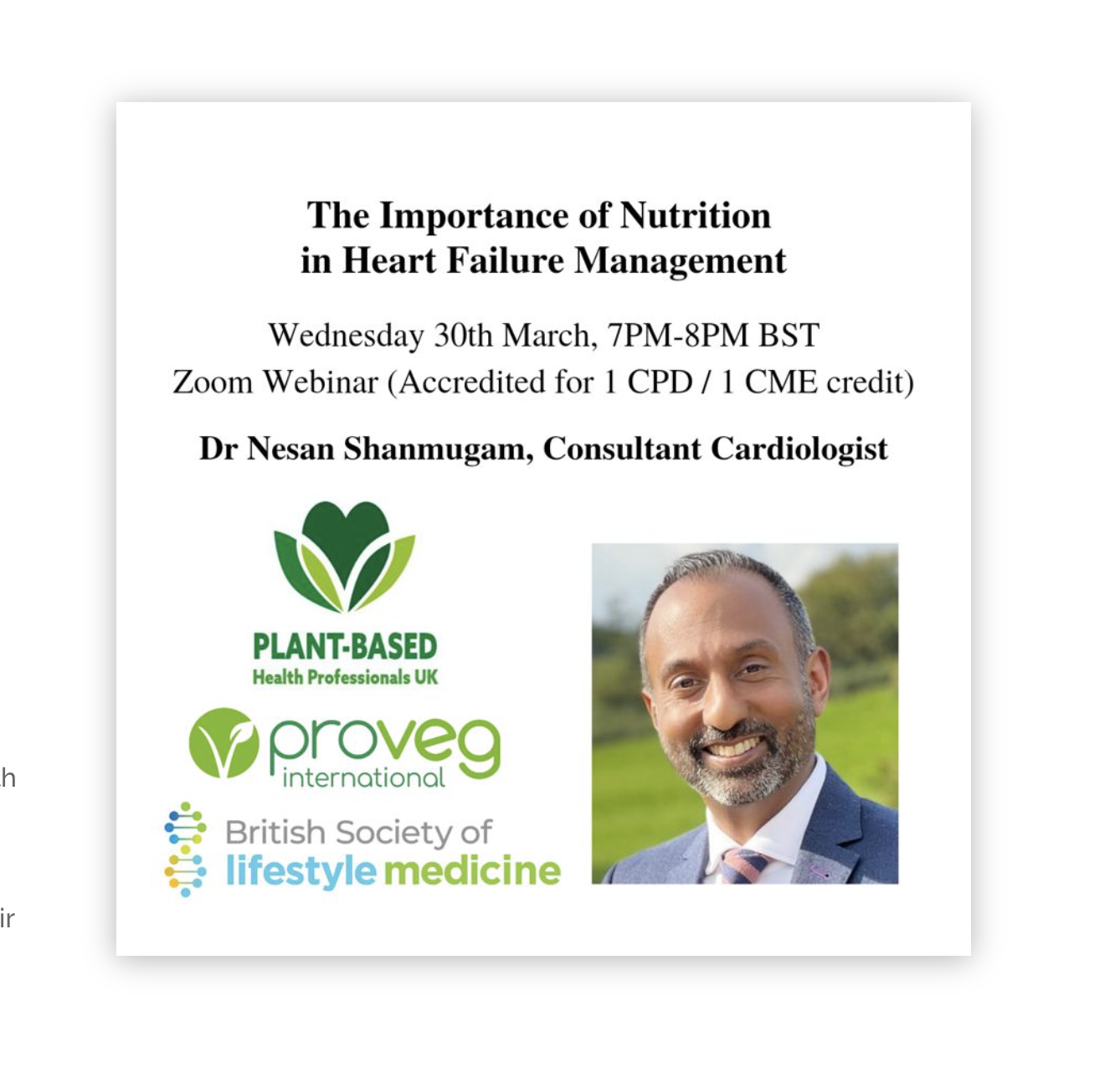 The Importance of Nutrition in Heart Failure Management - British ...